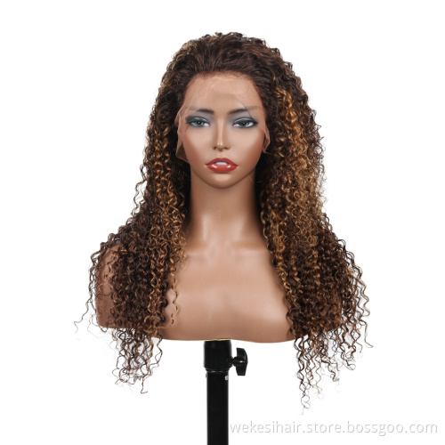 WKSwigs Cheap Human Hair Brazilian Natural Body Wave 4*4 Lace Closure Wig Virgin Mink Brazilian Closure Lace Wig Human Hair